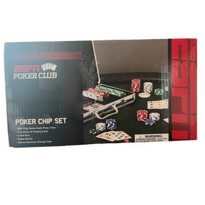 ESPN Poker Chip Set 300 Chips 2010 Brand New